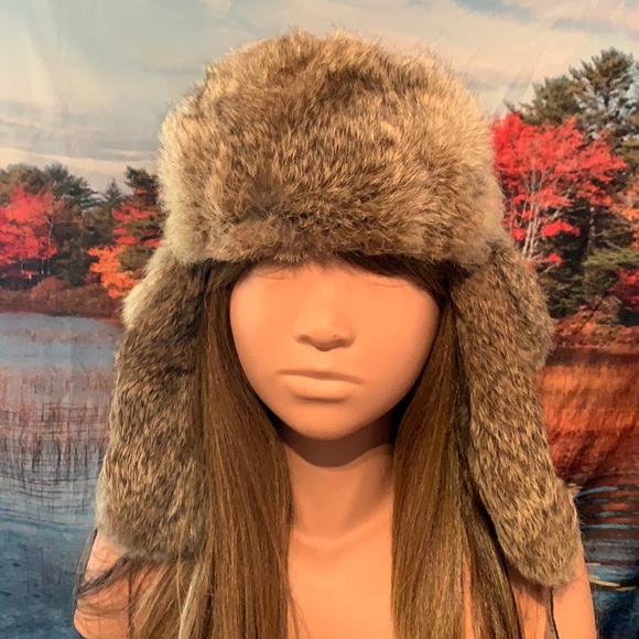 Mad Bomber Hat W Rabbit Fur 